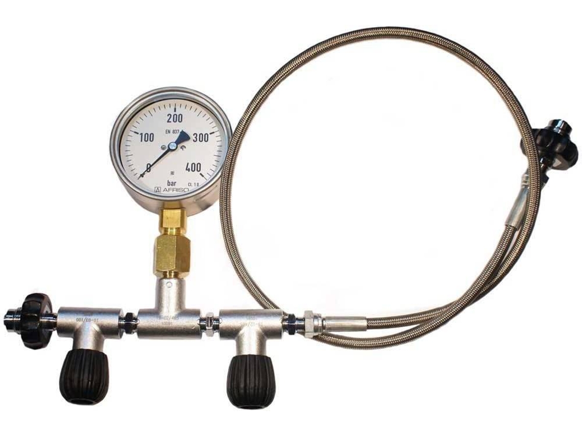 Equalizador de Mergulho METALSUB Oxygen Equalizer Din 200/300 With Flow Control (1 m)