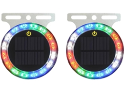 Luz De Advertência Solar, 12, 7cm, À Prova D Água E Com Ímã, Luzes De Emergência Intermitentes Para Canteiros Obras