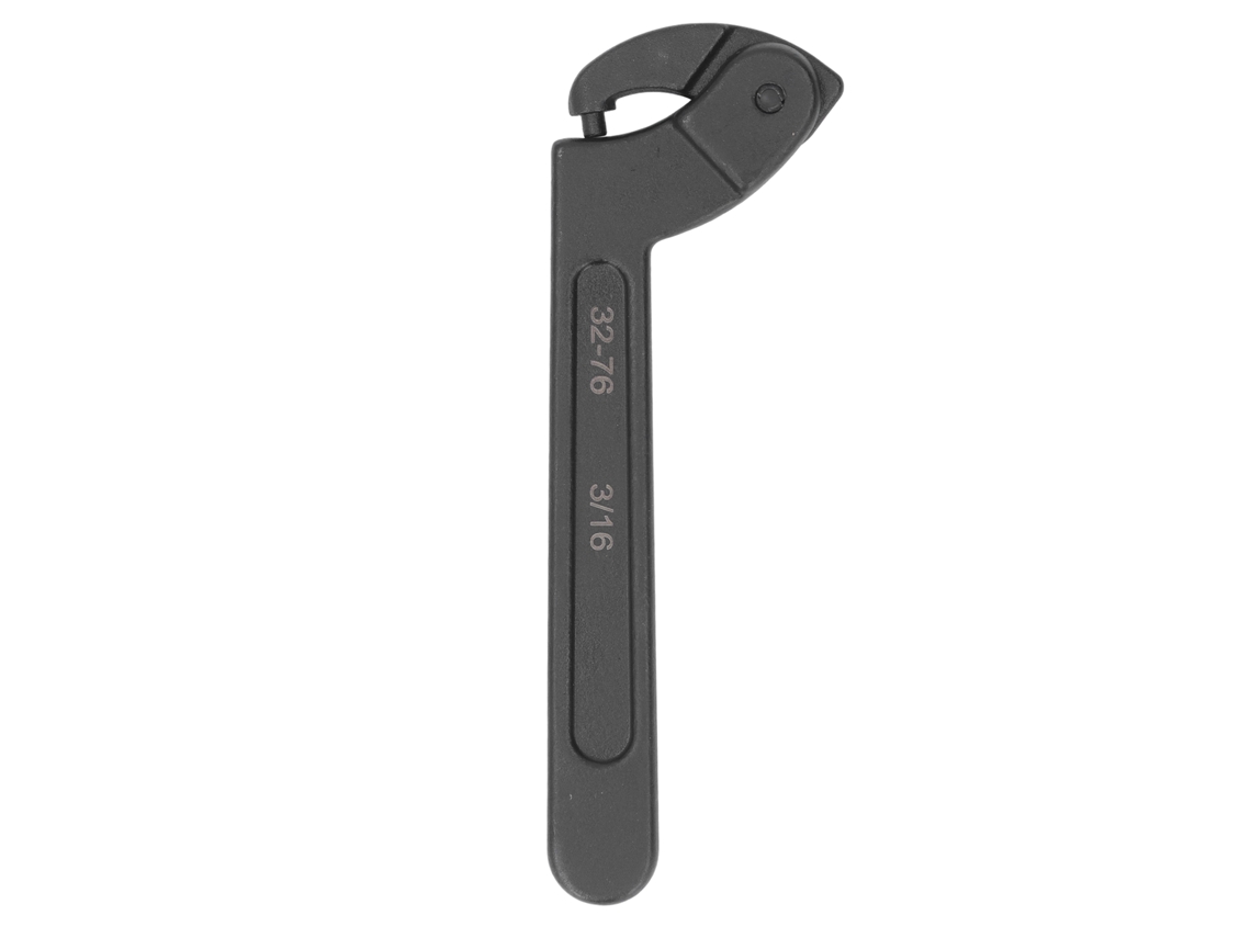 Chave de Gancho Ajustável C Pin Spanner Crv 1 1/4 a 3 Polegadas para Equipamentos Mecânicos