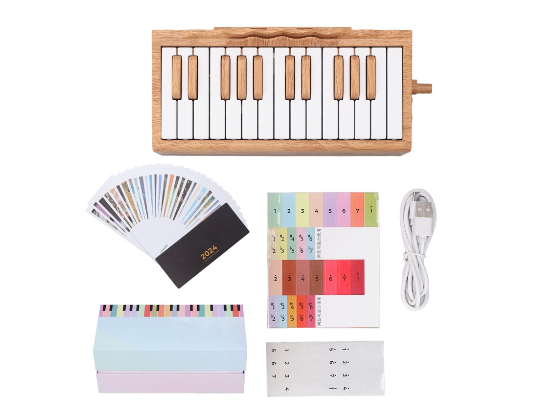 Calendário Decorativo Mesa Piano Mínimo Tocável Presente