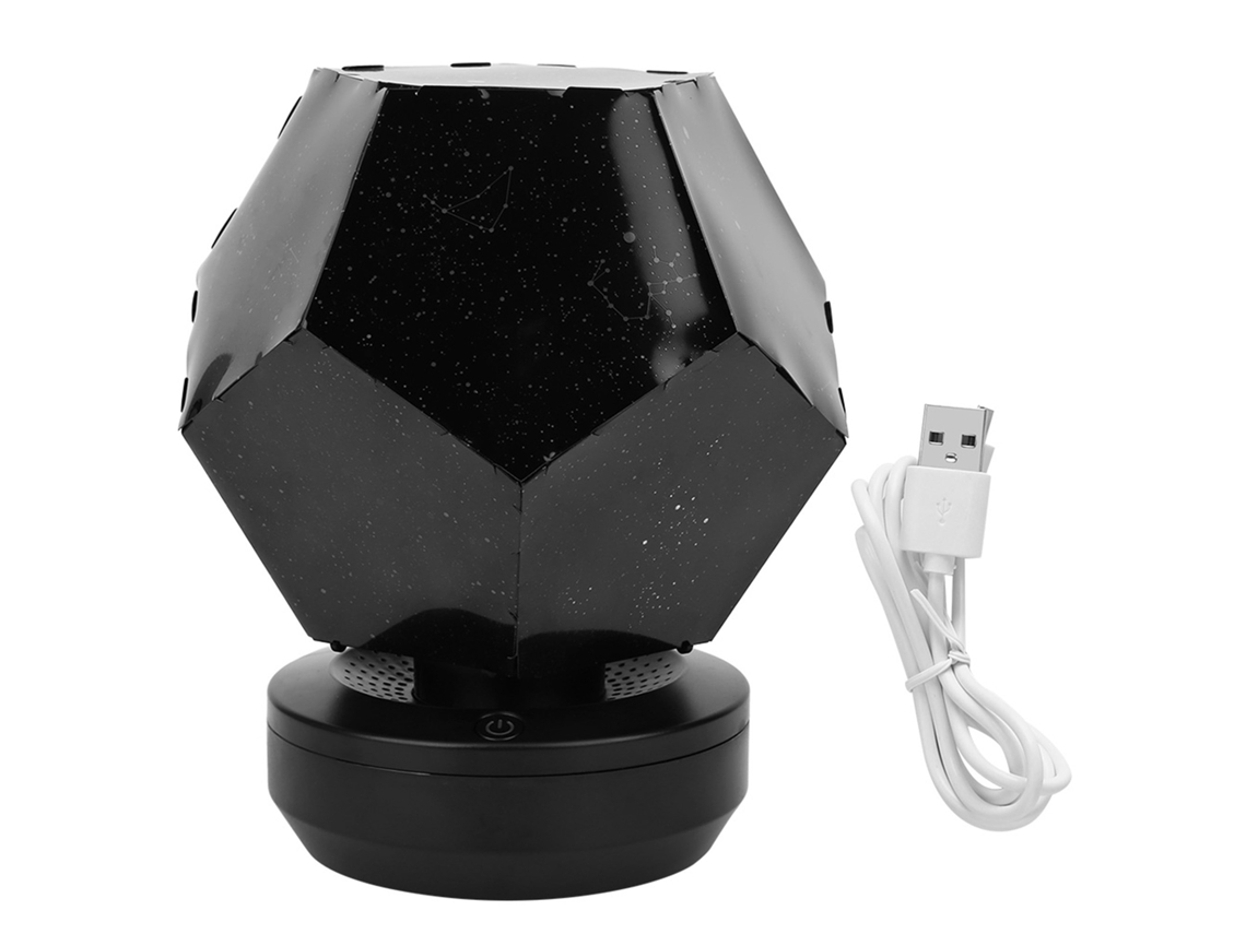 Lâmpada de Projeção de Céu Estrelado Usb Luz Noturna Azul para Decoração Residencial | S/MARCA