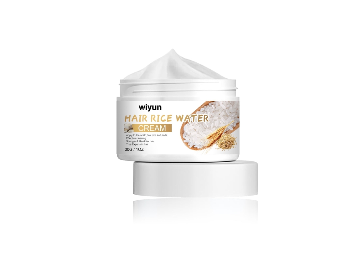 Shampoo de Arroz Wiyun para Hidratação, Reparo e Cabelo Liso, Suave e Maleável LAXISCREED