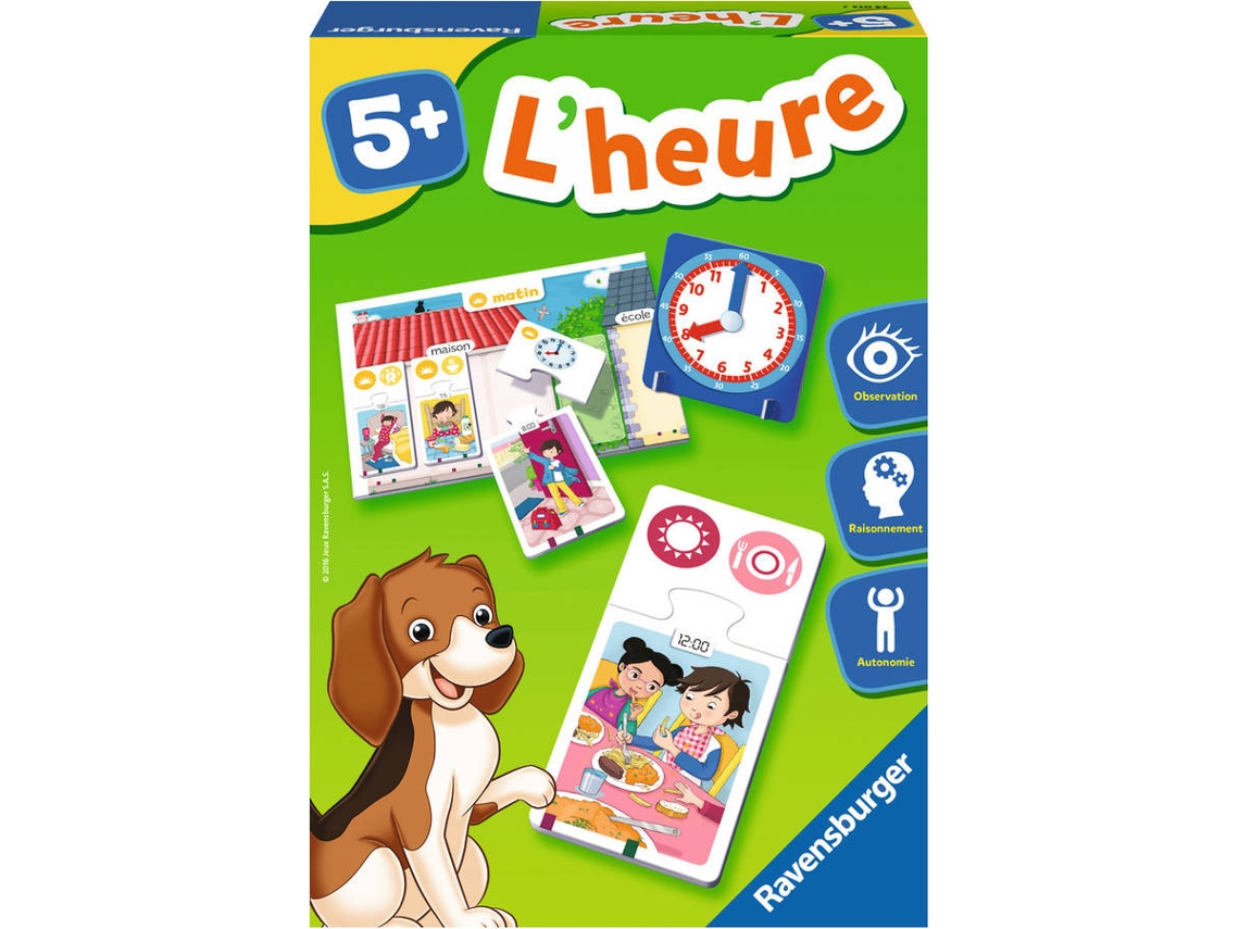 Jogo Didático RAVENSBURGUER L'heure
