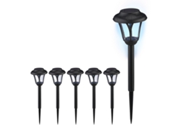 Conjunto De Luzes Solares Led Para Jardim Com Sensor Automático