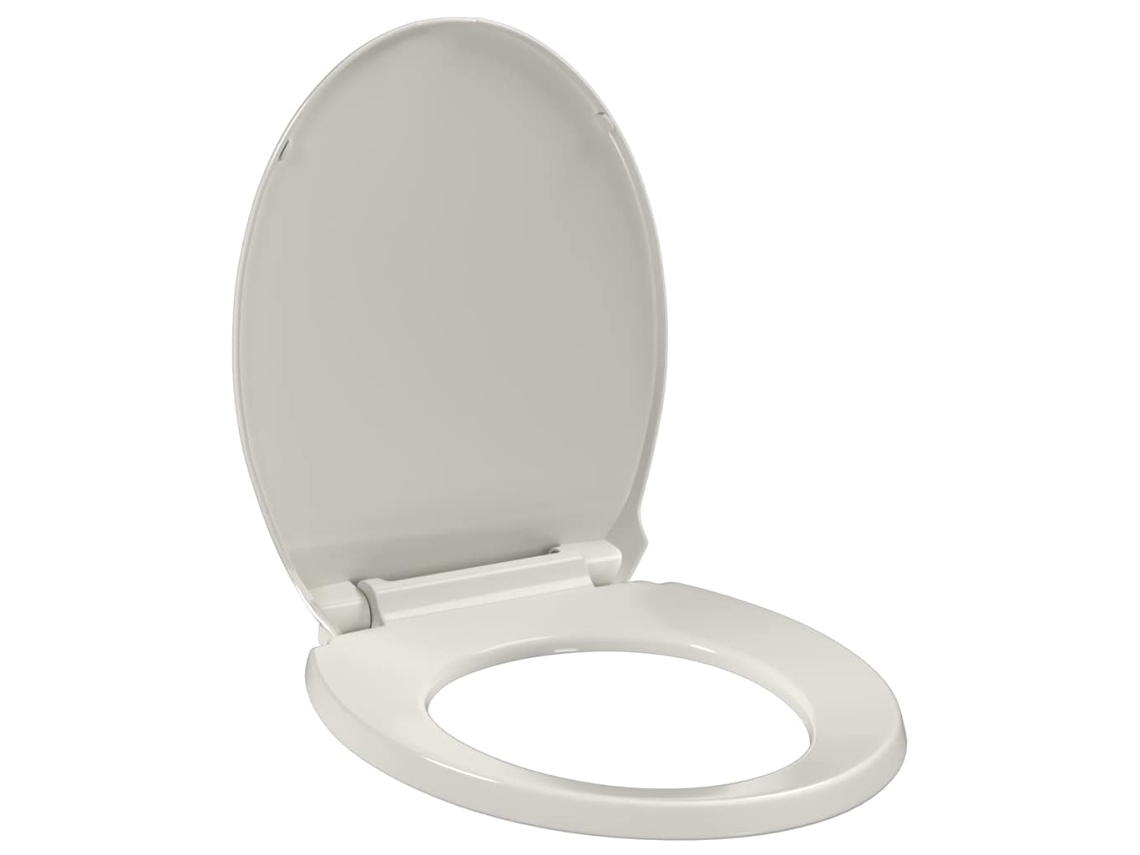 Tampo de Sanita Oval com Fecho Suave Cinzento claro MAISON EXCLUSIVE