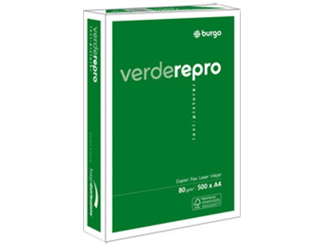 Papel BURGO Repro Verde A3 para impressora jato de tinta