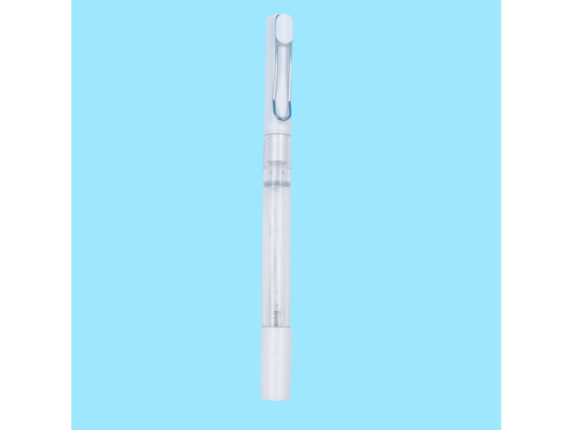 Pluma Spray De Gel De Alcohol Estilo Simple Portátil 5 Cores Borrador Suave Design Cover Branco