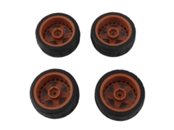 Pneus De Carro Controle Remoto Off-road 66*46*26mm 4pcs Para Tamiya Tt02 Xv01 Hsp 94123 Hpi Kyosho Wltoys 1/10