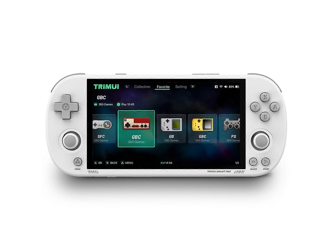 Console De Jogos Portátil Smart Pro De Código Aberto, Retro Arcade Hd, Tela Ips De 4,96 Polegadas, Console De Jogos Linux VONKELIOS
