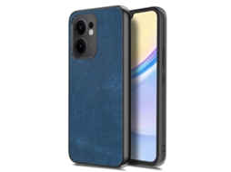 Capa Traseira De Couro Vintage Para Oppo Reno13 F