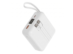 Powerbank 10000mah 22.5w Usb-c / Usb-a Com Cabo Usb-c / Lightning Integrados