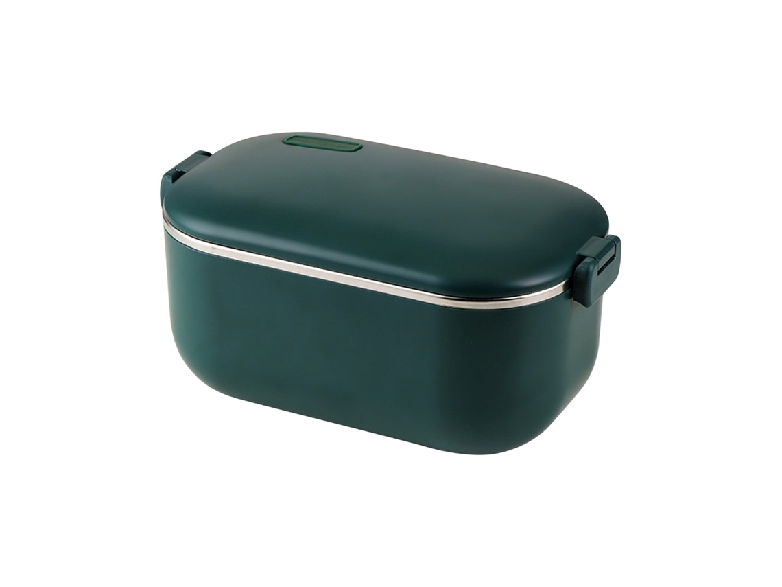 Panela Elétrica De Arroz De 48 W, 220 V, 1 L, Com Panela Interior Amovível Em Aço Inoxidável - Verde - Ficha Padrão Europeu