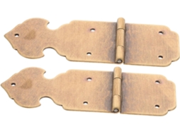 De Latão Antigo Para Armário, 2 Peças, Vintage, Caixa Joias, Móveis