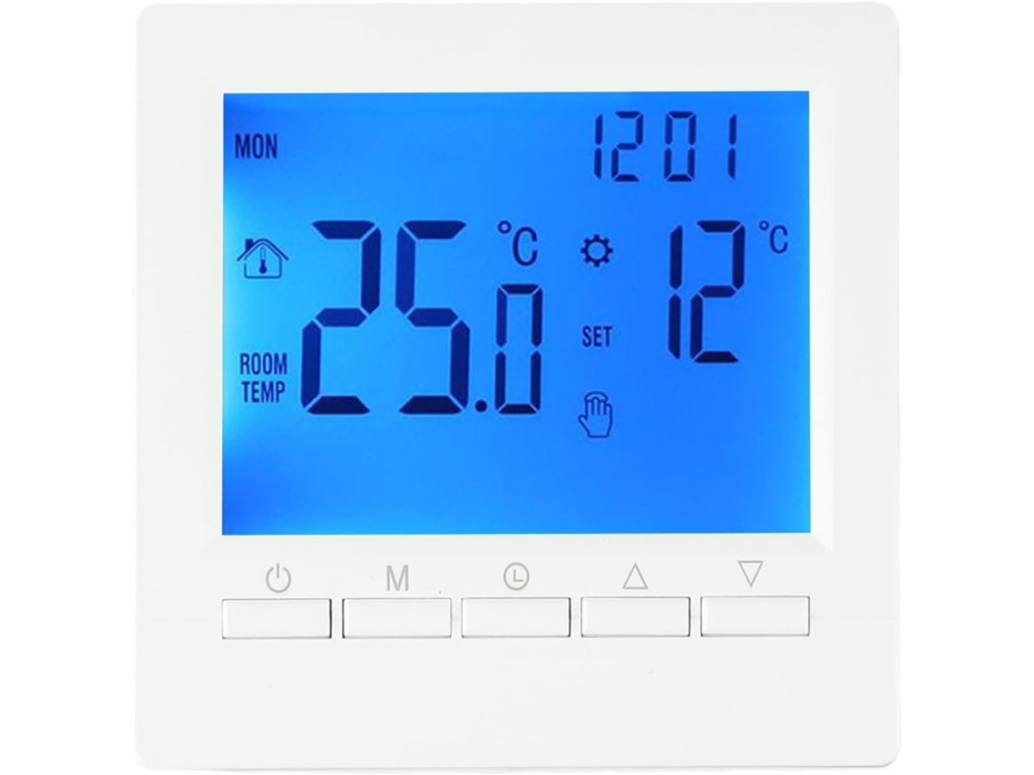 Termostato Digital Inteligente Programável Com Função Anticongelante De Segurança.