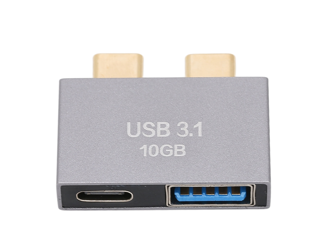 Adaptador de hub USB tipo C (expansão e portabilidade para MacBook)