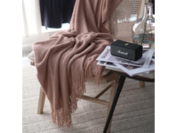 Rebe manta para Sofá e Cadeira, 127*170cm, Rosa Suave, Versátil, Ideal para Presente, Lavável À Máquina