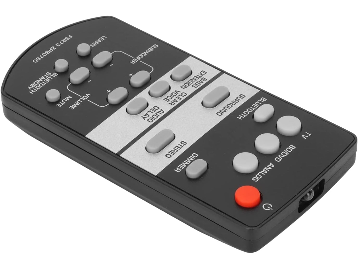 Controle Remoto De Substituição De Alta Qualidade Para Soundbars, Compatível Com Ats1050, Srt700 E Yas105. Possui
