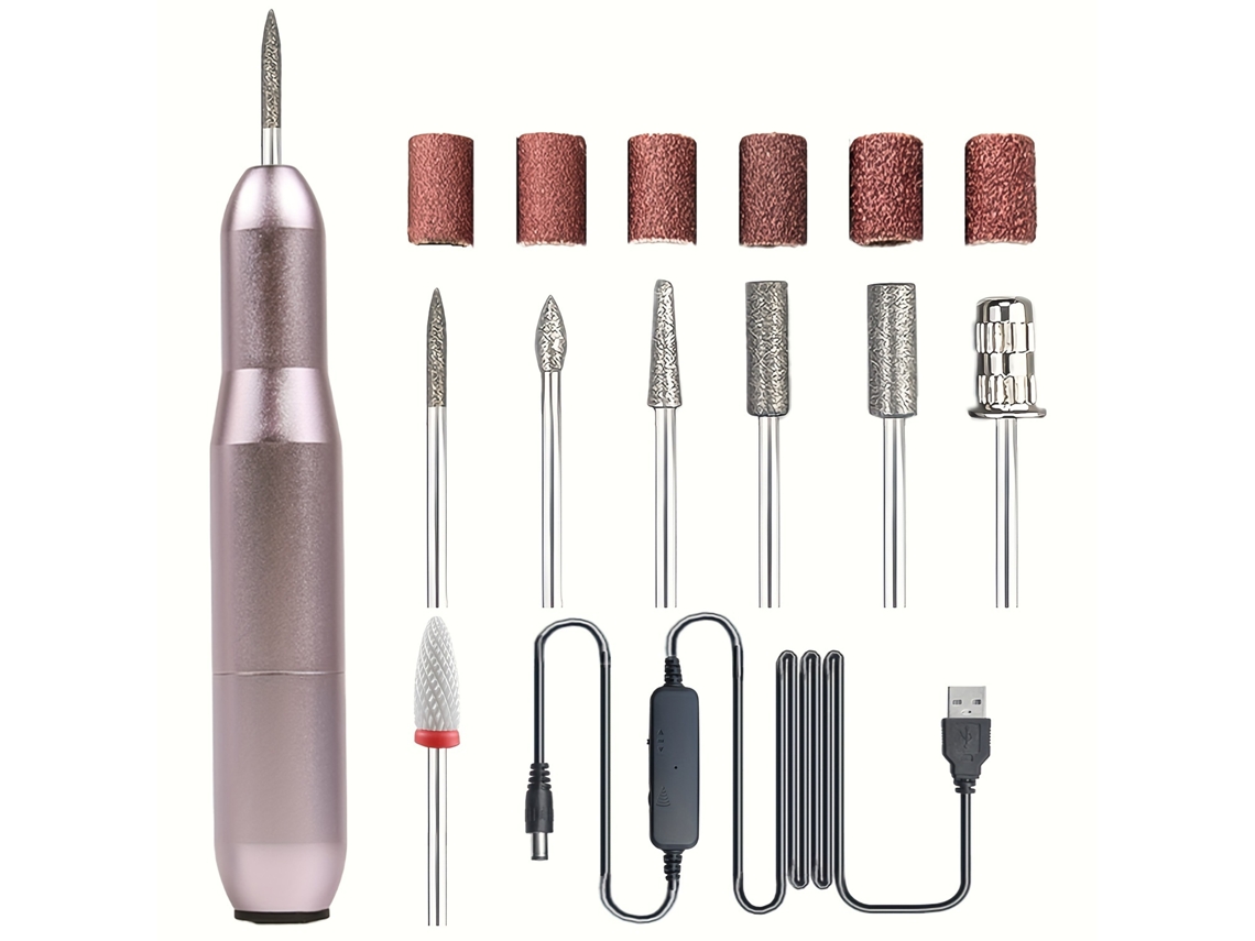 Conjunto Profesional Brocas Eléctricas Uñas, Kit Cuidados Uñas, Uso Doméstico Salones Belleza STELASPLEN