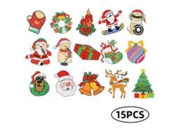 Kit de Pintura de Diamante 5d Diy Chaveiro Natal S/MARCA