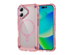 Capa Para Iphone 17 - Tpu Pc Com Design Magnético Magsafe