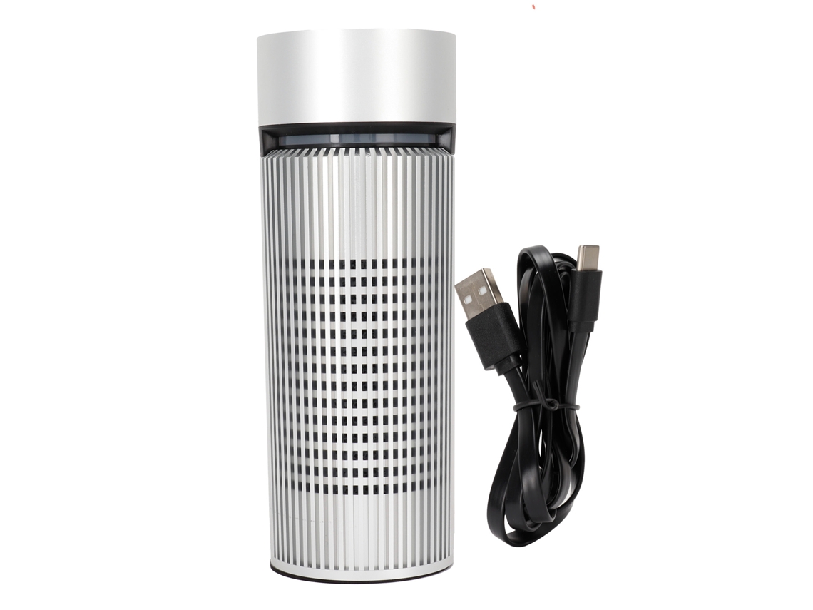 Purificador de Ar Portátil com Íons Negativos, Toque, Usb e Uso em Carro 12v LAXISCREED