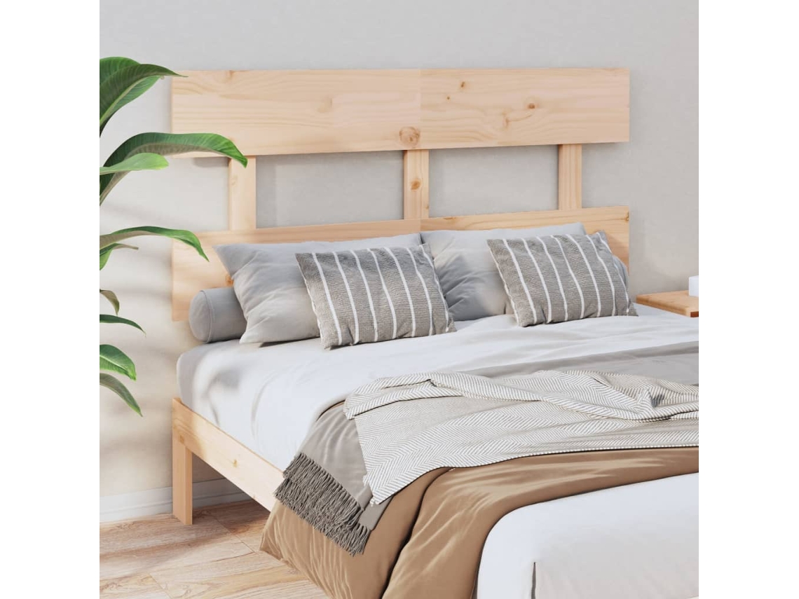 Vidaxl Cabeceira De Cama 184x3x81 Cm Pinho Maciço