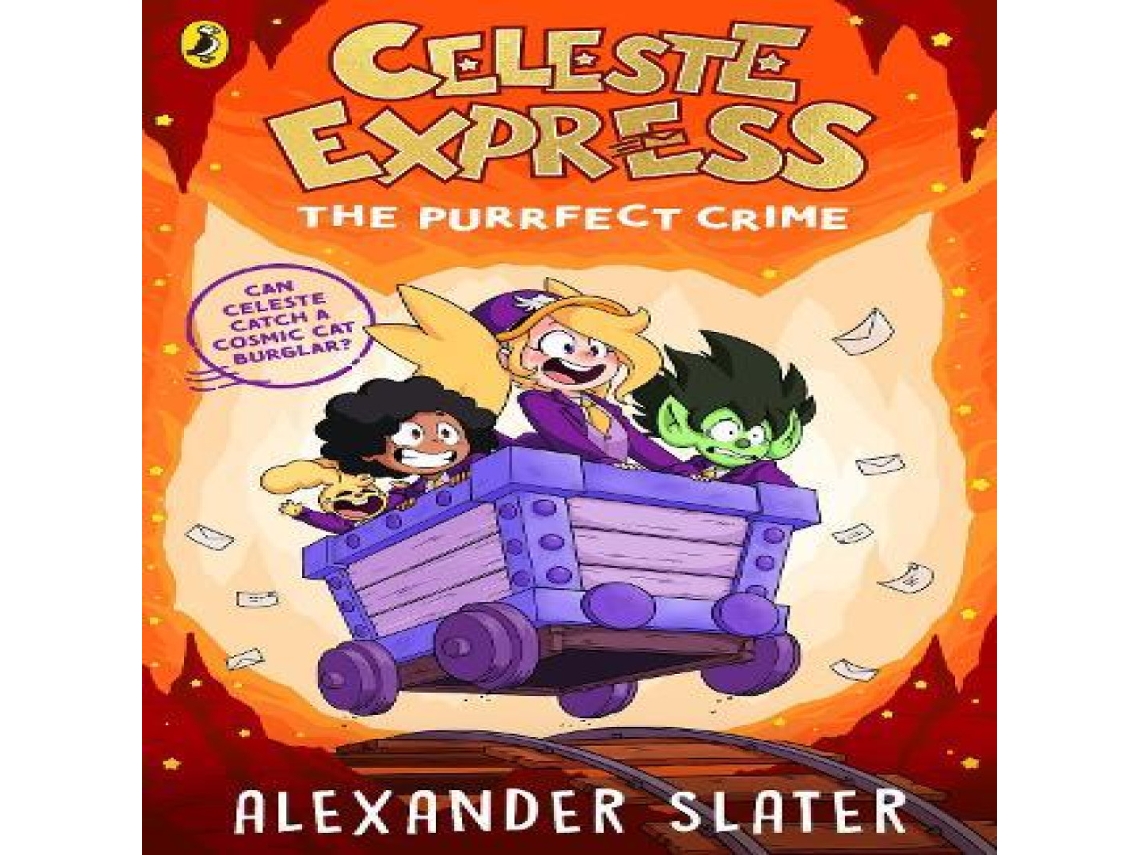 Livro Celeste Express The Purrfect Crime de Alexander Slater (Inglês)