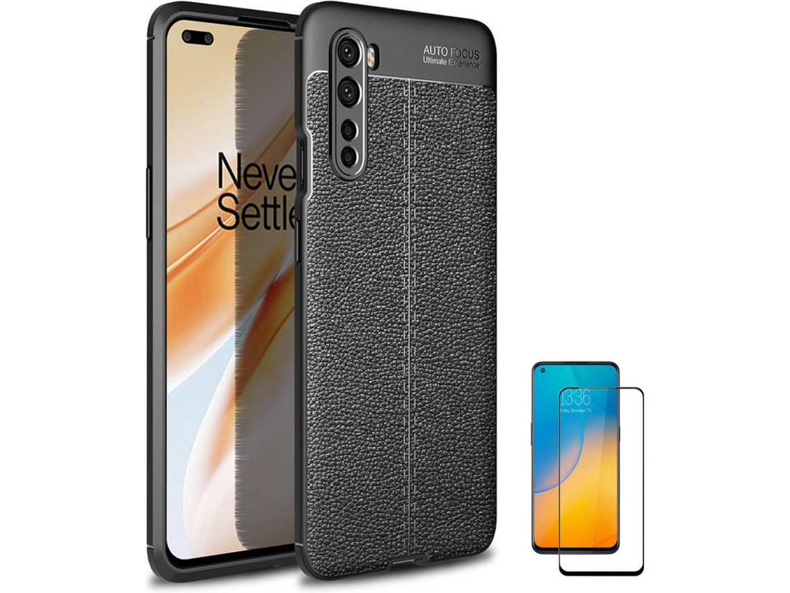 Capa + Película Oneplus Nord CE 5G Rugged Leather Preto