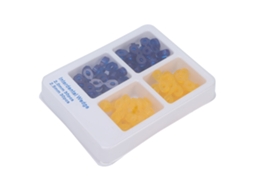 KOFIHETY Cunhas De Silicone Dentais Elásticas, Acessório Para Fixação Profissional, 60 Unidades Por Caixa