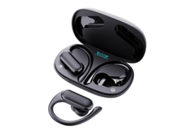 Mini Fones MDUG Bluetooth sem fio com controles de toque, luzes, som HD e resistência ao suor