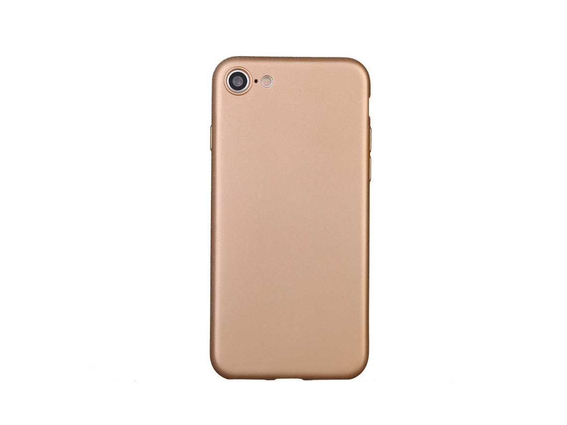 Capa de Silicone TPU para iPhone 7 Dourado EOOCOO, ultra fina