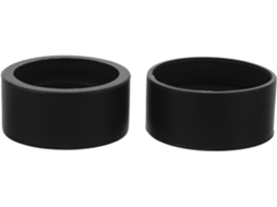 2 Unidades De Protetores De Borracha Para Oculares De Microscópio De 32-35 Mm.