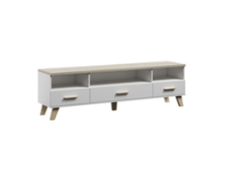 Mesa para Televisão CAMA MEBLE Lotta Tv18 3S3K Branco 180x53x40 cm