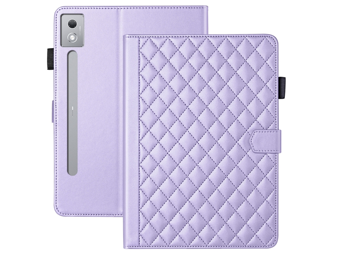 Elysve Capa Para Lenovo M10plus 10.6 Polegadas 3ª Geração 2022/tb 125fu, Material Resistente, Proteção Diária, Roxo