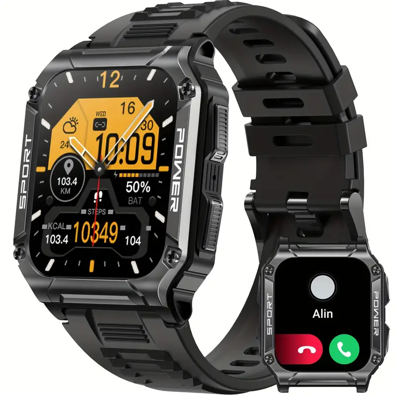 Smartwatch SHAH ARPAN: Enviar Mensagem de Texto e Ligar Preto GODTVAGT