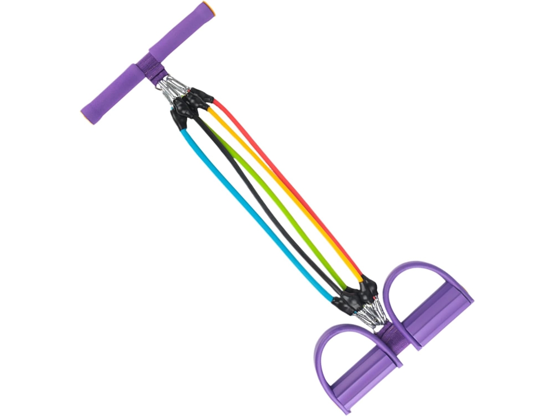 Puxador de Pedal, Equipamento Resistência para Abdominais, Faixa Elástica Antiderrapante 62 Cm (24,41