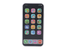 Mali brinquedo de Celular Infantil com Luz e Música Educativo Presente para Crianças Acima de 3 Anos Branco