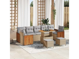 Vidaxl Conjunto De Sofá De Jardim 13 Unid. 9-número De Lugares