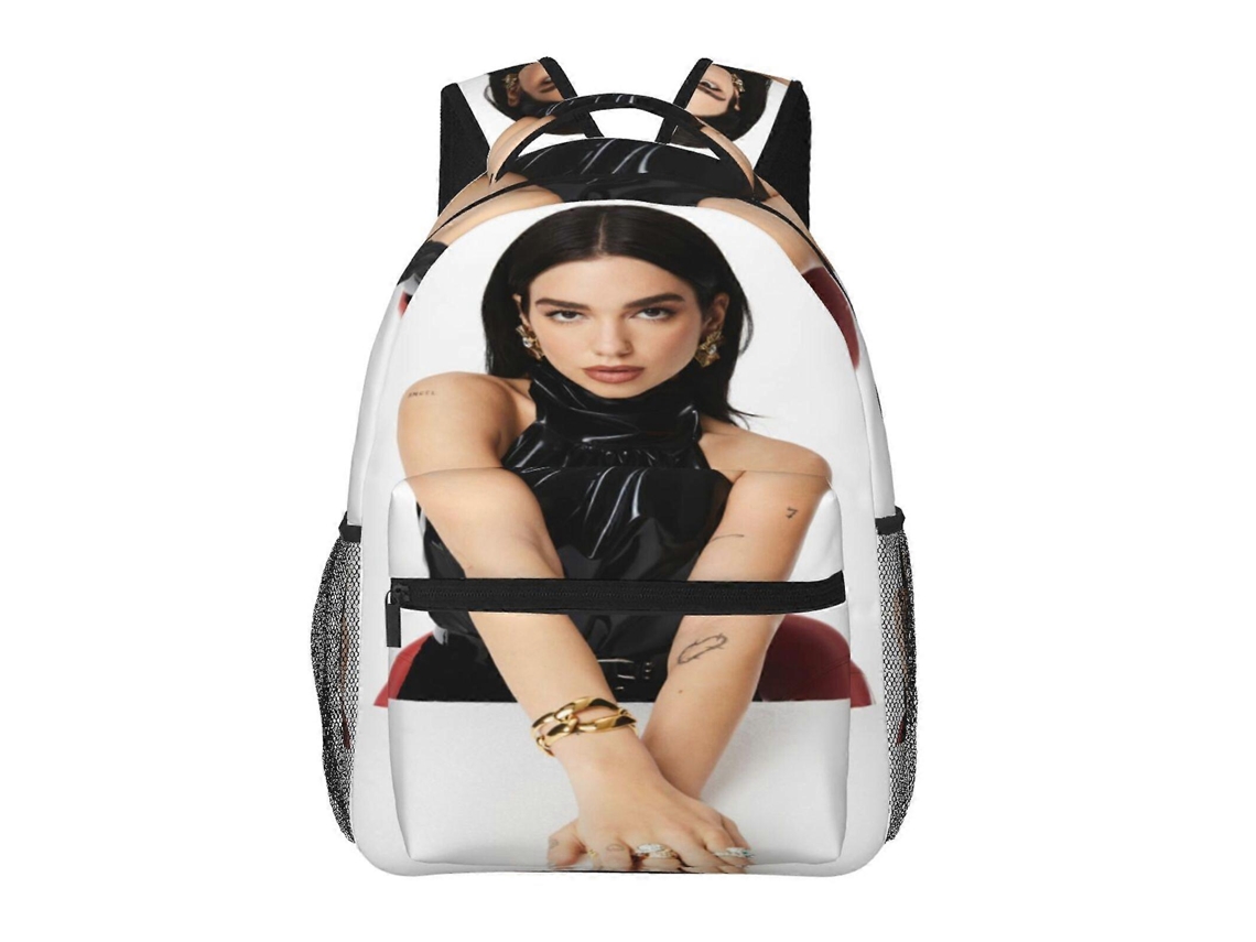 Mochila Dua Lipa Para Estudantes, Durável E Leve, À Prova Dágua E Com Alças Respiráveis. Loja Olysi