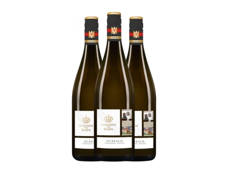 Vinho branco MARKGRAF VON BADEN Brinauer Chardonnay Seco Ortswein (0.75 L - 3 Unidades)