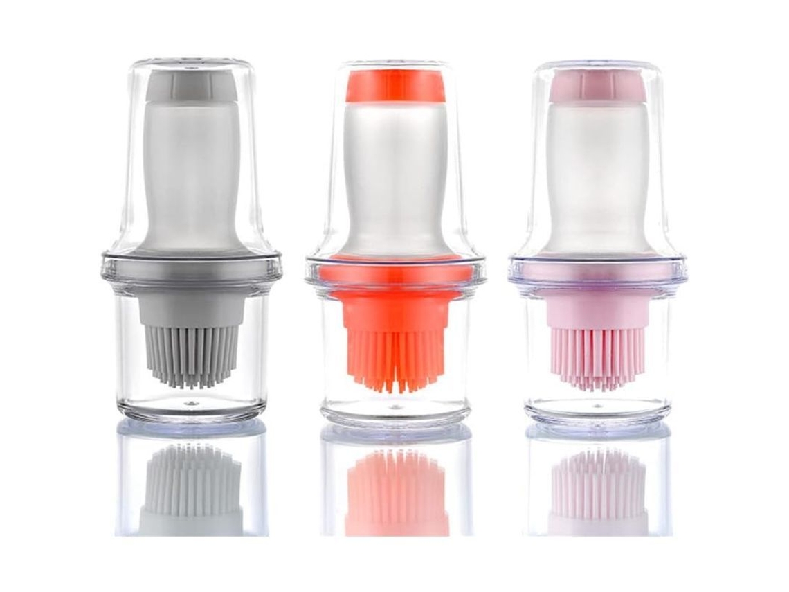 3pcs Pincel de Aplicador Nova Line Garrafa de Óleo Silicone