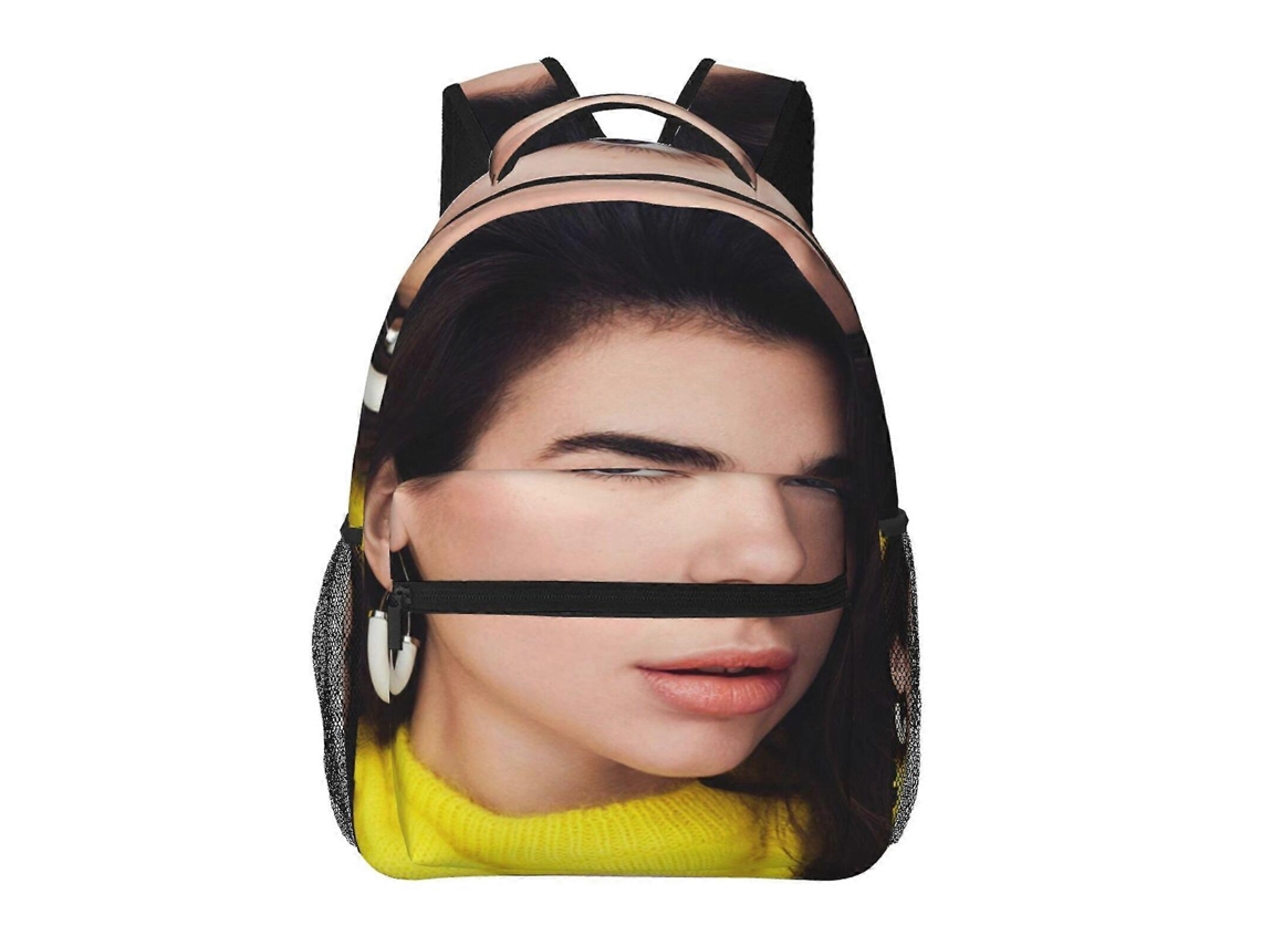 Mochila Estudantil Dua Lipa G3, Estilosa E Leve, À Prova Dágua E Com Alça De Ombro Ajustável. Olysi Shop