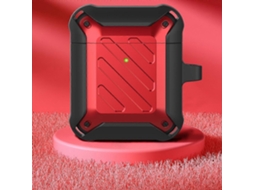 Camada protetora de silicone resistente a impactos com estampa Abelha para fones de ouvido sem fio AirPods 1/2. GIECY