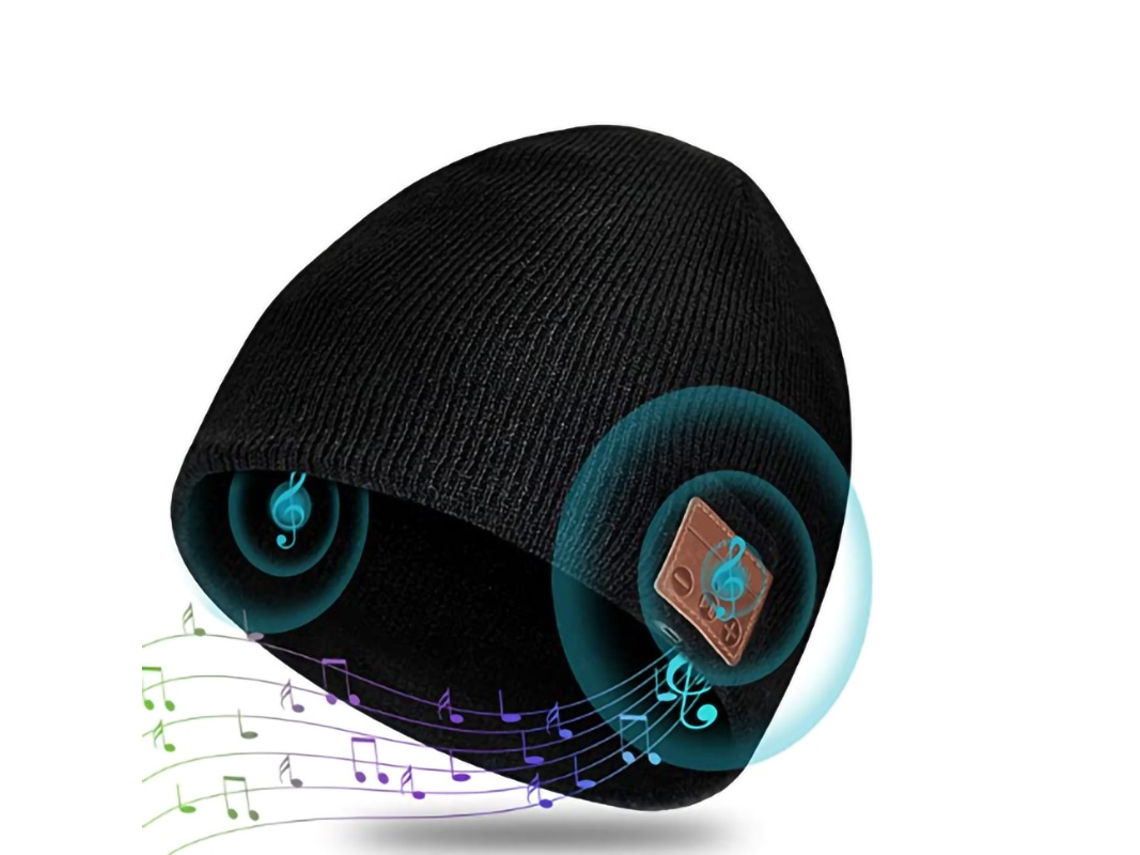 Chapéu Bluetooth Headset Com Transmissão Rápida E Estável Para Outdoors, Corrida, Hiking E Academia