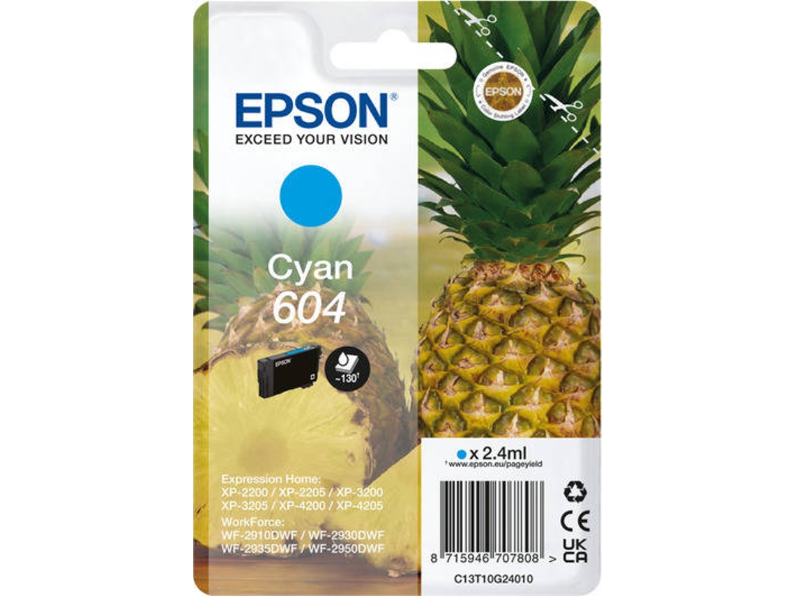 Tinteiro EPSON 604 Ciano