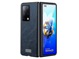 Capa Protetora Sulada À Prova De Choque Em Tpu + Couro Artesanal Para Samsung Galaxy Z Fold4