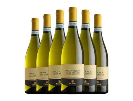 Vinho branco CESARI Pinot Cinza Delle Venezie (0.75 L - 6 Unidades)