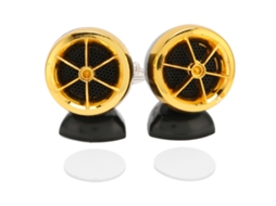 Tweeter Dome 1200w Sensível Ouro Carro 2pcs