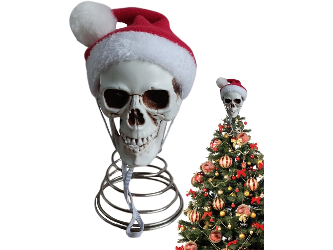 Enfeite De Topo De Árvore De Natal, Acessório Para Festa De Halloween, 12,7 Cm |
