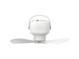 Ventilador MDUG portátil para camping, 7200mah, com luz
